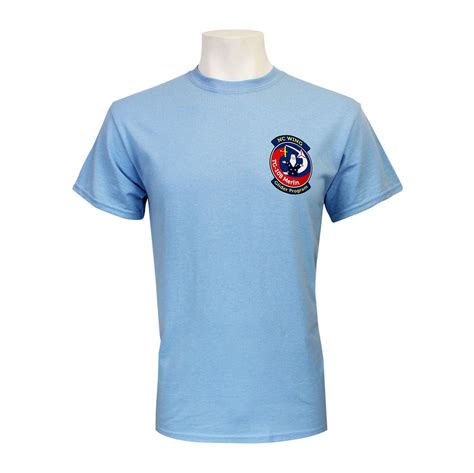 Civil Air Patrol North Carolina Wing Glider Program Light Blue T Shirt Vanguard Industries