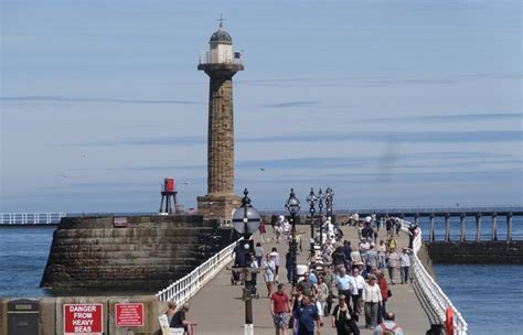 West Pier And Lighthouse Whitby © Rob Newman Geograph Britain And