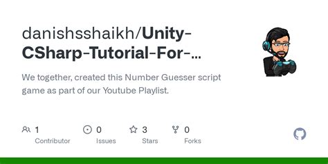 Github Danishsshaikh Unity Csharp Tutorial For Beginners We Together