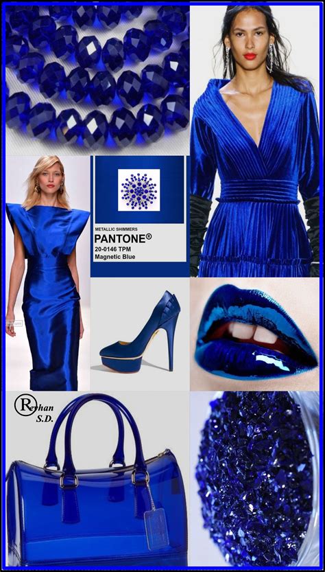 Pantone Metallic Shimmers Magnetic Blue By Reyhan S D Kleur