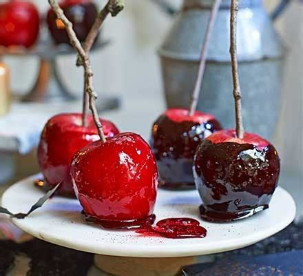 Halloween toffee apples recipe | BBC Good Food