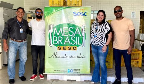 SESC AL Mesa Brasil Sesc Recebe 1600 Kg De Alimentos Arrecadados Em