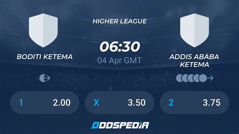 Boditi Ketema Vs Addis Ababa Ketema Predictions Odds Live Score Stats