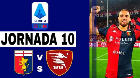 Genoa Vs Salernitana En Vivo Segu El Partido Minuto A Minuto Tyc