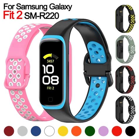 สายข้อมือสำหรับเปลี่ยนสำหรับ Samsung Galaxy Fit สายรัดข้อมือซิลิโคนสาย