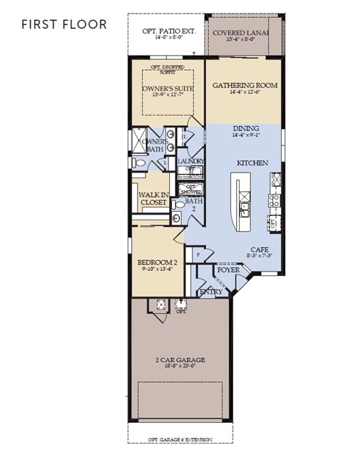 Steel Creek Floor Plan Del Webb Floorplans Click