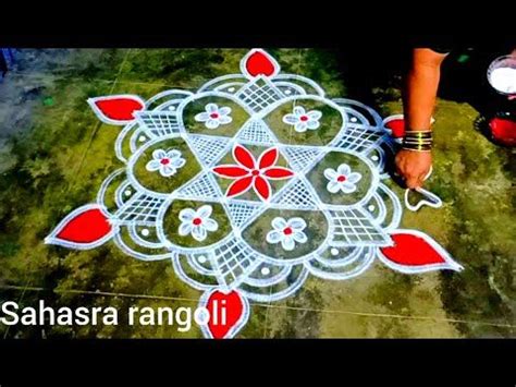 Vaigasi Madham Special Kolam Easy Simple Rangoli Design Rangoli