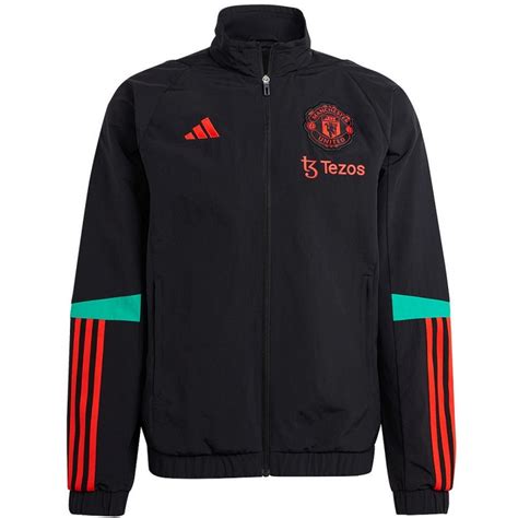 Survetement De Presentation Manchester United Noir Adidas