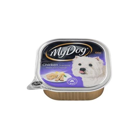 Buy Chicken Supreme And Cheese Dog Food 100gm Online Australia Mfd Food