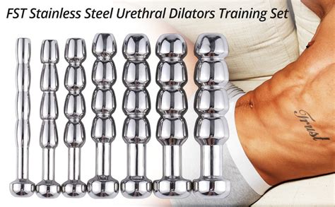 Fst Stainless Steel Urethral Dilators Training Set Catheter Sounds Penis Plug For