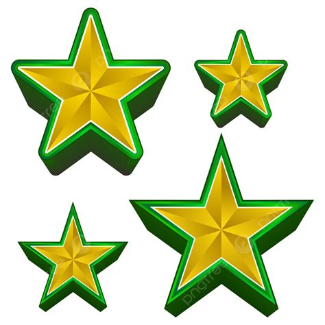 Estrella Dorada Y Verde Vector Png Estrella Estrellas Cielo De