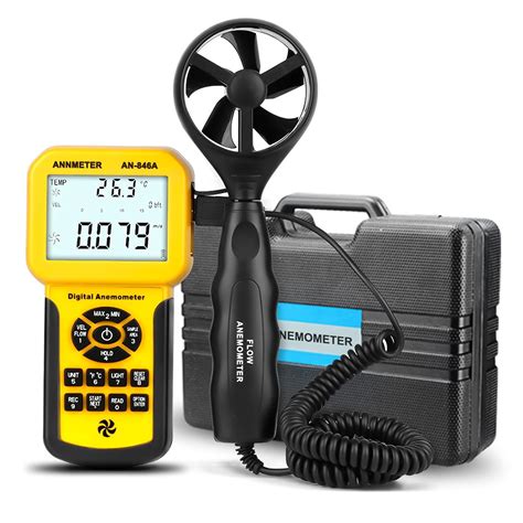 Hvac Anemometer Cfm Tester Aiomest Precise Wind Speed Meter Measure