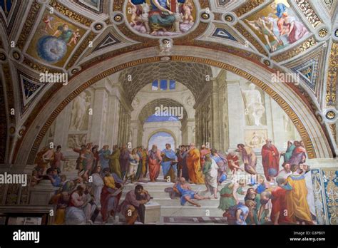 School of Athens, by Raphael, 1509, Room of the Signature, Raphael ...