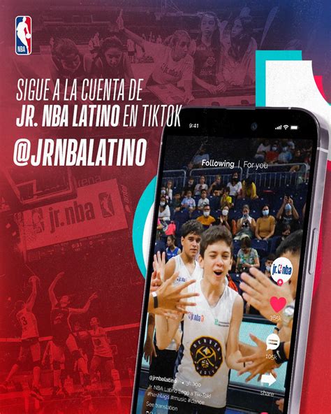 Nba Latam On Twitter ¡sigue A Jr Nba Latino En Tiktok Donde El