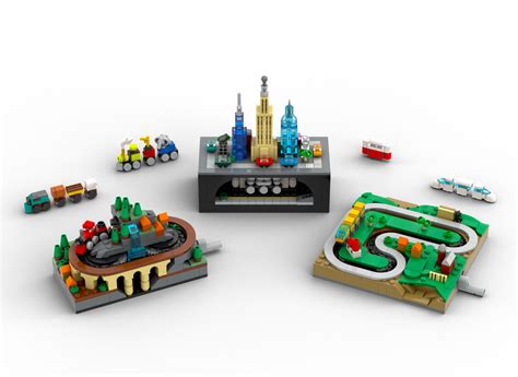 LEGO MOC Working Mini Train System by LEGOParadise | Rebrickable ...