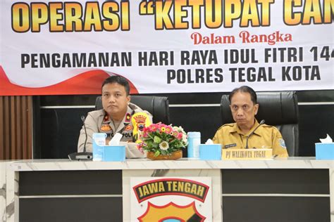 Samakan Persepsi Polres Tegal Kota Gelar Rakor Lintas Sektoral Jelang