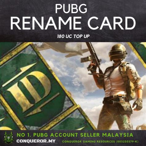 Pubg Mobile Uc Top Up Uc Id Rename Card Shopee Malaysia