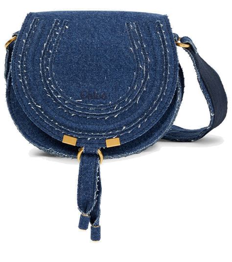 Chloé Marcie Small denim crossbody bag Chloe