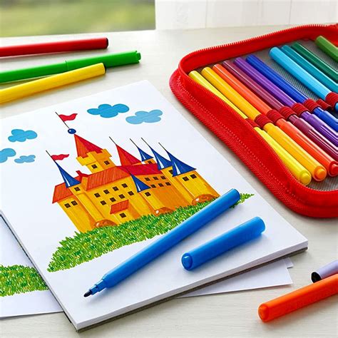 Caja 50 Rotuladores Escolares Faber Castell Cabocopy