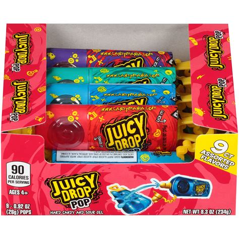 Juicy Drop Taffy Variety Pack Assorted Flavors Sweet Chewy Candy With