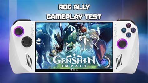 Genshin Impact Asus Rog Ally Gameplay Performance Test Windows