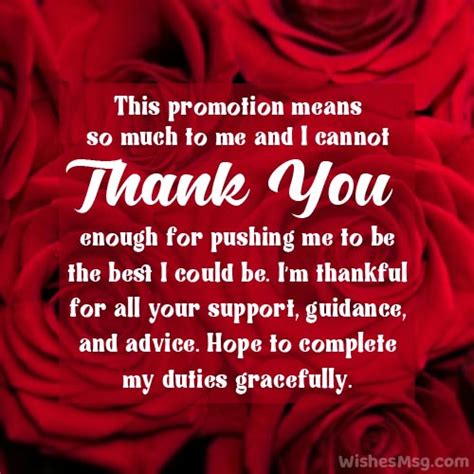 75+ Thank You Messages For Promotion and Wishes - WishesMsg