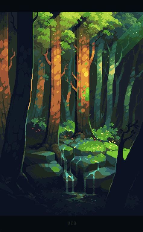 Forest Pixel Art Wallpapers - Top Free Forest Pixel Art Backgrounds - WallpaperAccess