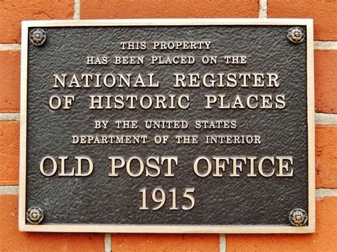 Old Post Office Historical Marker