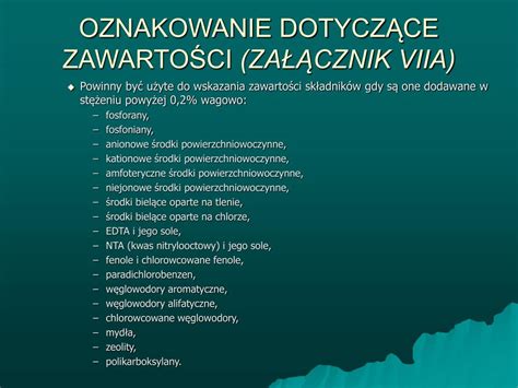 Ppt Nowe Przepisy Dotycz Ce Detergent W Powerpoint Presentation Free