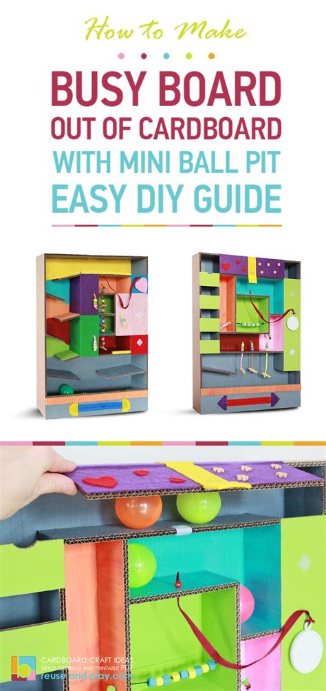 Toddler Busy Board DIY | Handmade | Reuse and Play