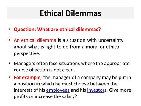 🌷 Ethical Dilema Examples Ethical Dilemma 2022 10 06