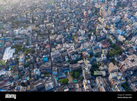 Dhaka Bangladesh October 15 2023 Aerial View Of Dhaka City Stock