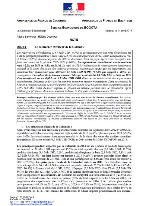 Projet De Loi Autorisant La Ratification De L Accord Commercial Entre L