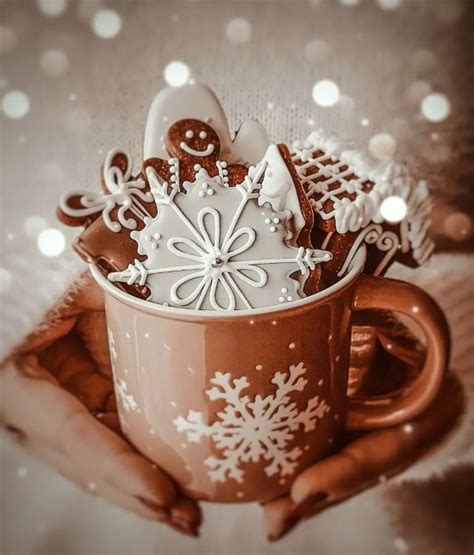 100 Beautiful Christmas Aesthetic Pictures — Cup Of Christmas Biscuits