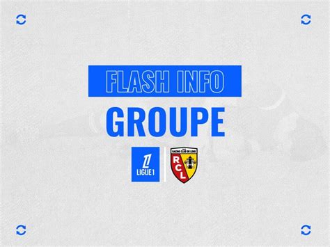 Rc Lens J De Nombreux Absents Mais Pas De Surprise Dans Le Groupe