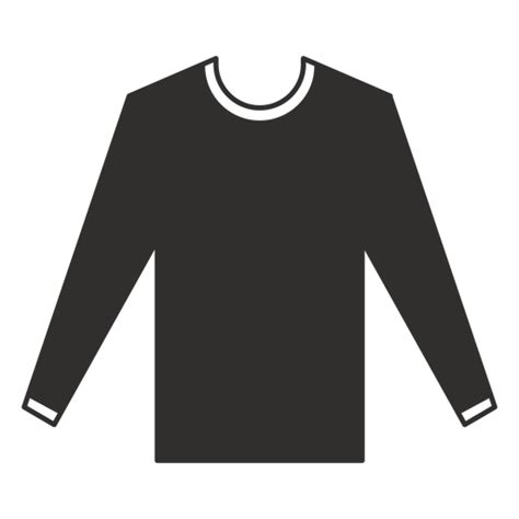 Diseño Png Y Svg De Icono Plano De Camiseta De Manga Larga Para Camisetas