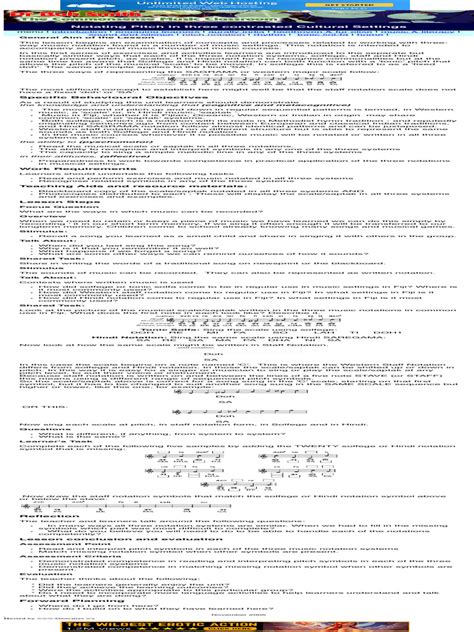 Pitch Notation Pdf Musical Notation Scale Music