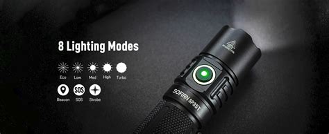 Sofirn SP35T Tactical Flashlight 3800 Lumens Super Bright Pocket LED