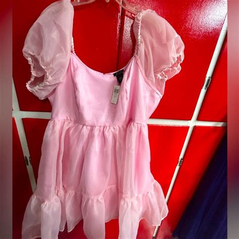 Hot Topic Dresses Plus Size 2 Hot Topic Pink Ruffle Dress Great For