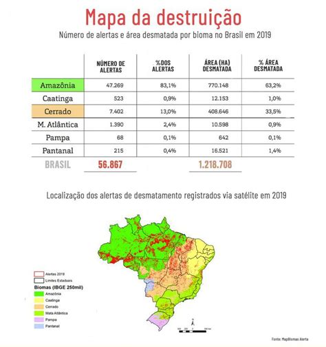 A Onda De Desmatamento Nos Biomas Brasileiros Em Outras Palavras