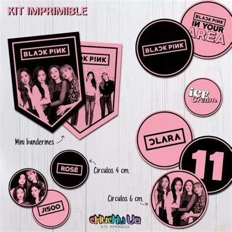 Kit Imprimible Cumpleaños Blackpink en venta en Mar del Plata Bs As