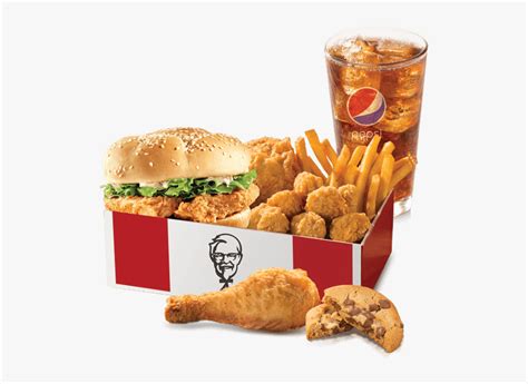 Kfc Png - Kfc All Star Box Meal, Transparent Png - kindpng