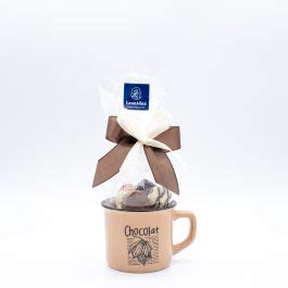 Pr Sent Tasse Chocolat Modell Hellbraun Gef Llt Mit Ca Gramm