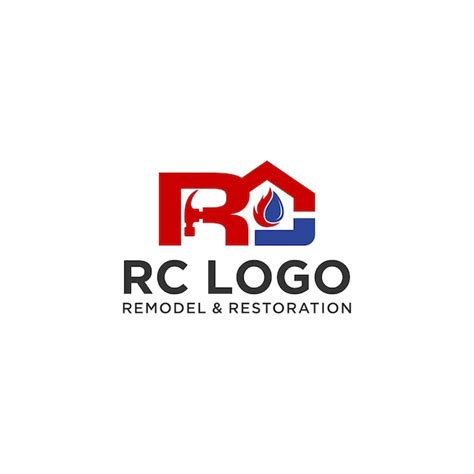 Premium Vector Letter Rc Remodel And Restoration Logo Design Vector