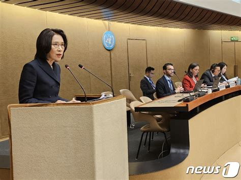 강인선 외교2차관 유엔 군축회의서 북핵 Cvid 촉구 네이트 뉴스