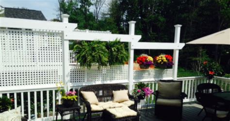 Adding a Lattice Privacy Screen to Existing Deck Railing