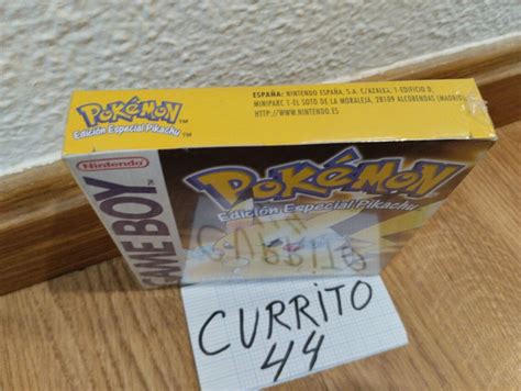 Videojuego Game Boy Pokemon Edicion Amarilla Especial Limitado Nuevo