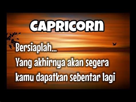 Capricorn Bersiaplah Yang Akhirnya Akan Segera Kamu Dapatkan