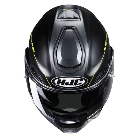 HJC Rpha 91 Combust MC 3HSF Klapp Helm Gelb Mit Sonnenblende 57 58 M