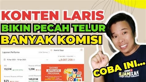 KONTEN LARIS SHOPEE AFFILIATE DI FANSPAGE COBA PAKAI VIDEO REEL INI